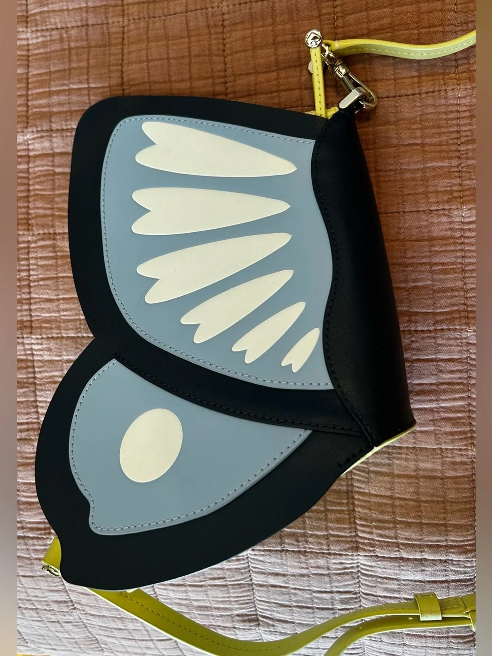 KATE SPADE NEW YORK BONNIE BUTTERFLY CROSSBODY IN BLUE MULTI.